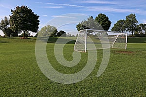 Vacant Soccer Net