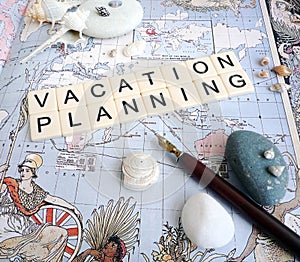 Vacation planning concept photo