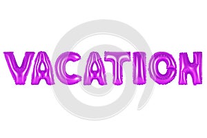 Vacation, purple color