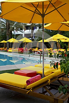 Vacation Resort Hotel Swimming Poolside