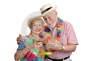 Vacanza gli anziani cocktail 