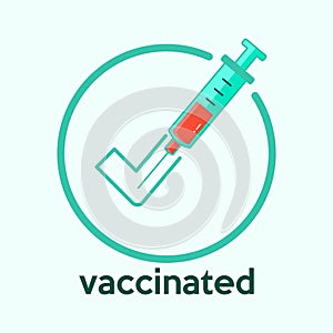 Vaccinated Check Mark