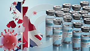 Vaccination campaign in Britain. The fight against coronavirus in the World