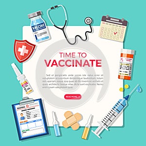 Vaccination Concept Banner photo