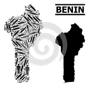 Vaccination Mosaic Map of Benin