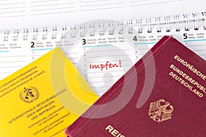 Vaccination, travel, passport, vaccination certificate