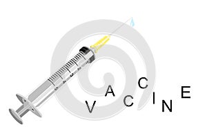 Syringe for Vaccination - COVID-19 Pandemic photo