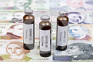 Vaccine against Covid-19 on the background of Uruguayan peso