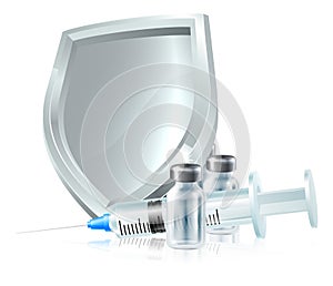 Vaccine Injection Immunisation Syringe Concept photo