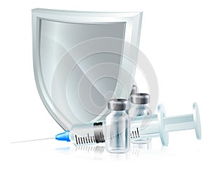 Vaccine Immunisation Syringe Medical Concept