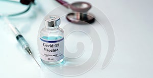 Vaccine and syringe injection