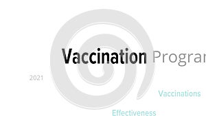 Vaccine and vaccination against coronavirus, COVID-19, virus, flu.