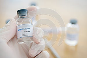 Vaccine vial for Monkeypox or Clade Smallpox vaccine