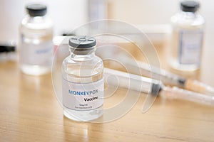 Vaccine vial for Monkeypox or Clade Smallpox vaccine