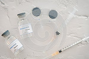 Vaccine vial for Monkeypox or Clade Smallpox vaccine