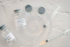 Vaccine vial for Monkeypox or Clade Smallpox vaccine