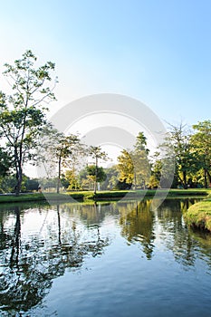 Vachirabenjatas Park (Rot Fai Park) in Thailand