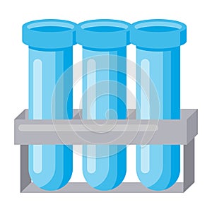 Vacine Vial Medical in rack