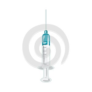 vacine vial medical syringe