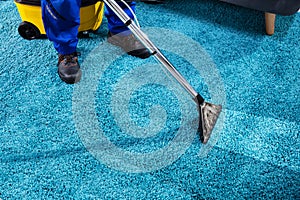 Vacuum Cleaner On Carpet