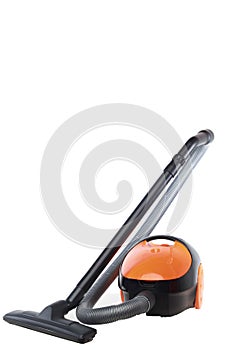 A vacuum cleaner issolated white background