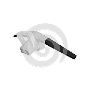 Vacuum cleaner to clean leaves icon