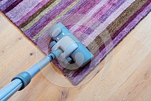 Spring cleaning - vacuum cleaner to tidy up