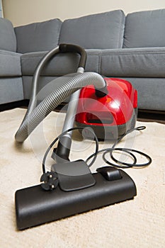 Vacuum cleaner to tidy up the room