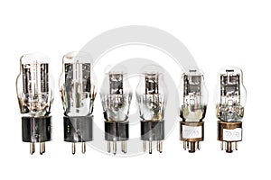 Vacuum electronic preamplifier tubes