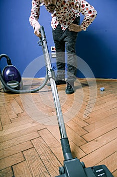 Vacuuming photo