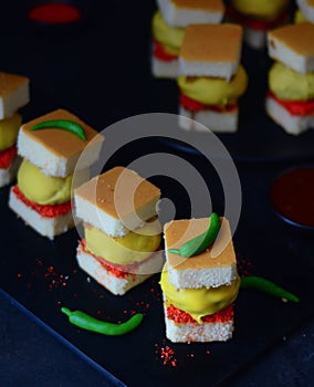 Vada pav cupcakes