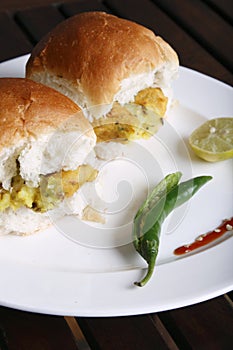 Vada Pav - A maharashtrian snack