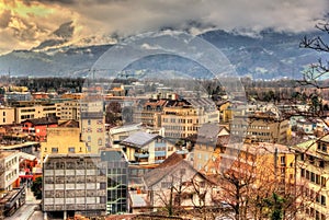 Vaduz, the capital of Liechtenstein