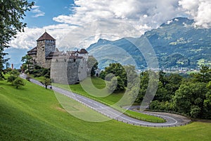 Vaduz Castle, the palace of the Liechtenstein Prince photo