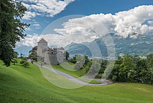 Vaduz Castle, the palace of the Prince of Liechtenstein