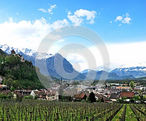 Vaduz castle view, Lichtenstein