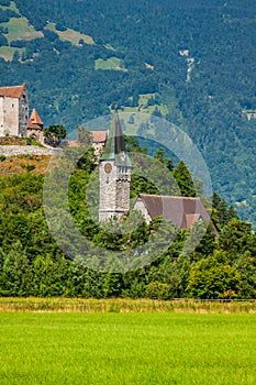 Vaduz castle view, Lichtenstein