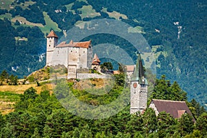 Vaduz castle view, Lichtenstein
