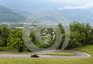 Vaduz, Liechtenstein panorama