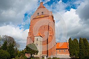 Vaeggerlose church on Falster in Denmark