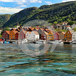 Vagen harbour in Bergen, Norway