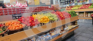 Vagetables in supermarket Adelaide