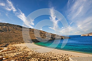 Vagia beach in Serifos island