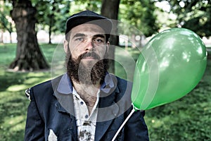 Vagrant with ballon