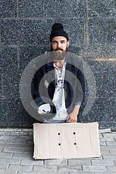 Vagrant on the street