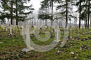 Vagrants cemetery in Belgium in Europe.