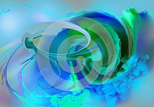 Vague Shadow Spiral Vortex photo
