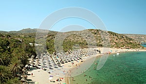 Vai beach from the south