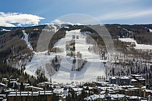 Vail Ski Resort in the Colorado Rocky Mountains