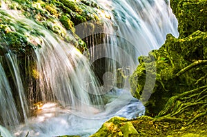 Vaioaga waterfall in Cheile Nerei-BeuÈ™niÈ›a National Park